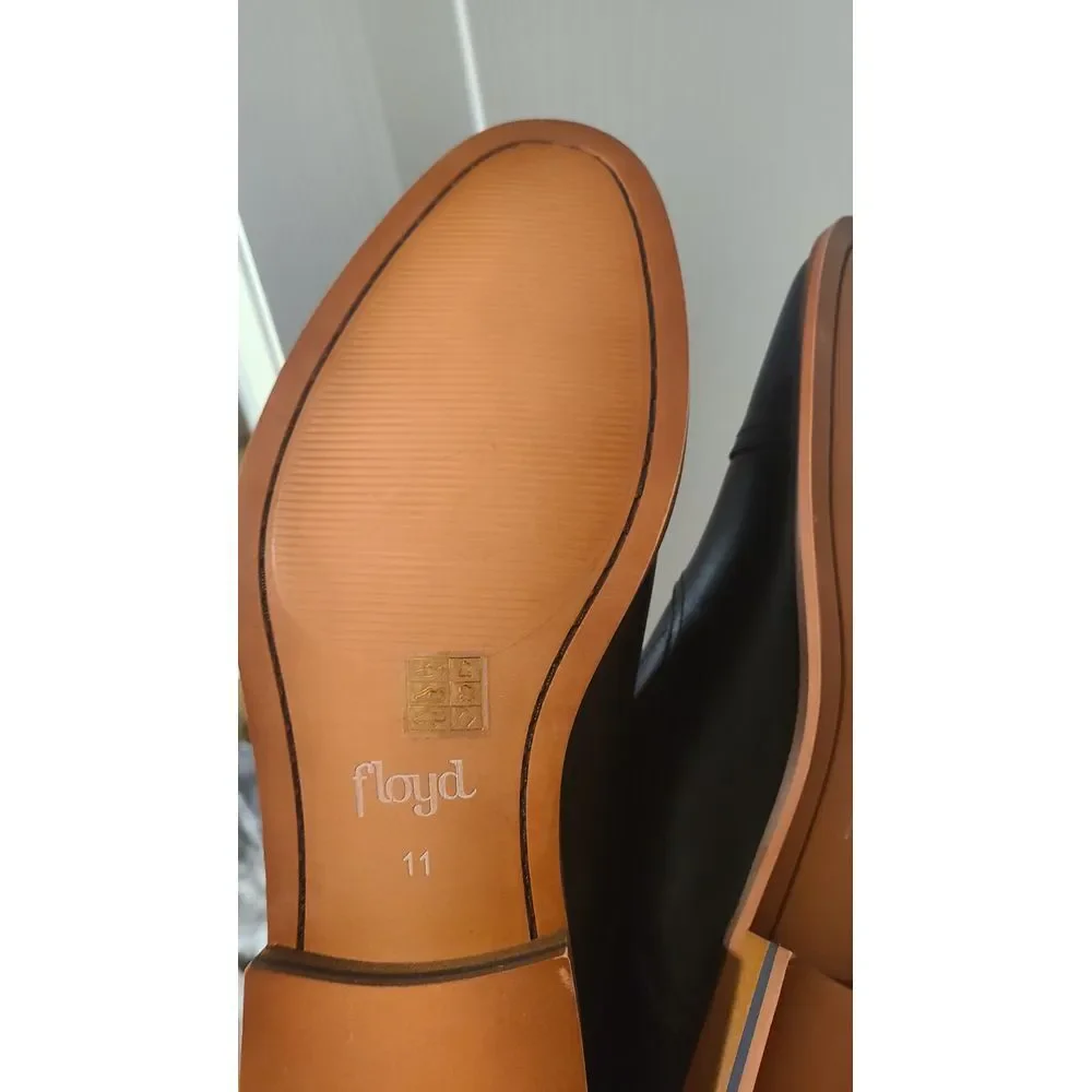 Floyd Lotte Black Men's Oxford Dress‎ Shoes Sz 11. NEW IN BOX